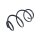 Suspension Spring front axle coil spring TRISCAN for e.g. OPEL INSIGNIA