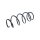 Suspension Spring Front Axle Coil Spring TRISCAN for CITROËN C1 and others