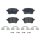 Brake pad set disc brake 18 mm BREMBO suitable for e.g. FIAT TIPO