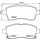 Brake pad set disc brake 15 mm BREMBO suitable for SUZUKI IGNIS