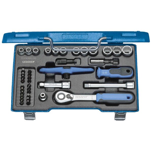 Steckschlüssel-Satz 3/8 40-teilig IN-IS-PH-PZ-TX-XZN GEDORE D 30 KMU-20