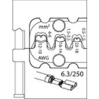 Modul-Einsatz für Flachsteckhülsen 6,3 GEDORE...