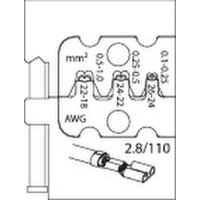 Modul-Einsatz für Flachsteckhülsen 2,8 GEDORE...