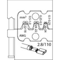 Modul-Einsatz für Flachsteckhülsen 2,8 GEDORE...