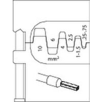 Modul-Einsatz für Aderendhülsen 0,25-10mm...