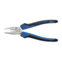 Heavy-duty combination pliers 200 mm 2K handle GEDORE...