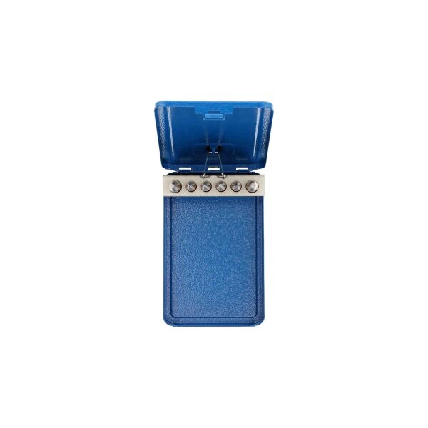 6-piece drive-through set in metal folding case GEDORE 113 D