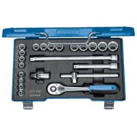Steckschlüssel-Satz 3/8 22-teilig 6-kant 6-22mm...