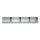 Empty spacer module, 475x77x40 mm GEDORE 1500 ED-70 L