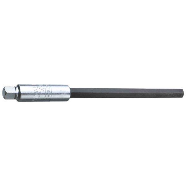 Long socket holder 1/4 hexagon - 1/4 square GEDORE 673 L