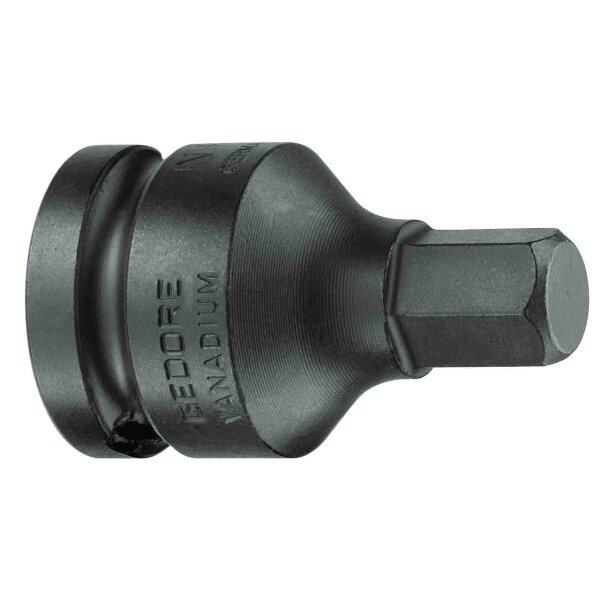 Power screwdriver bit 1/2 hexagon socket 17 mm GEDORE IN K 19 17