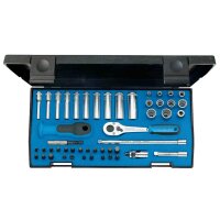 GEDORE BLAU Steckschlüssel-Satz 1/4"...