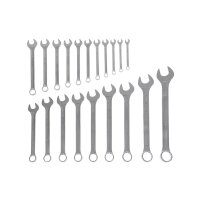 Ring-/Gabelschlüsselsatz Vanadium Stahl verchromt...