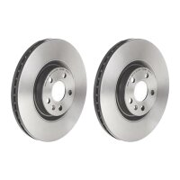 2 brake discs ventilated Ø 322 mm 28 mm BREMBO for...