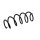 Suspension Spring front axle coil spring Ø 11 mm EIBACH for CITROËN C2