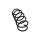 Suspension Spring front axle coil spring Ø 11 mm EIBACH for CITROËN C2
