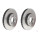 2 brake discs ventilated Ø 295 mm 28 mm BREMBO for MB E-CLASS and others