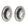 2 brake discs ventilated Ø 308 mm 16 mm BREMBO for INFINITI EX and others