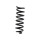 Suspension spring for car front axle BILSTEIN B3 for MERCEDES-BENZ