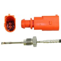 Sensor Abgastemperatur 850mm METZGER für SKODA OCTAVIA II