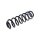 Suspension Spring rear axle coil spring TRISCAN for e.g. SKODA KODIAQ