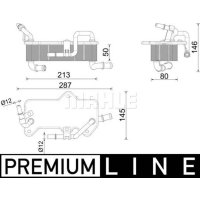 Ölkühler Automatikgetriebe MAHLE für AUDI Q3