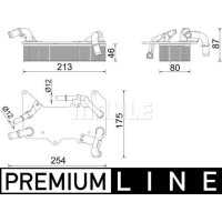 Ölkühler Automatikgetriebe MAHLE für AUDI...