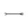 Open-end spanner with ring ratchet, reversible, UD 8 mm GEDORE 7 UR 8