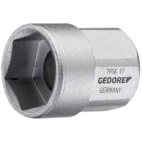 Steckschlüsseleinsatz 1/2, kurz, 17mm GEDORE 19 SK 17