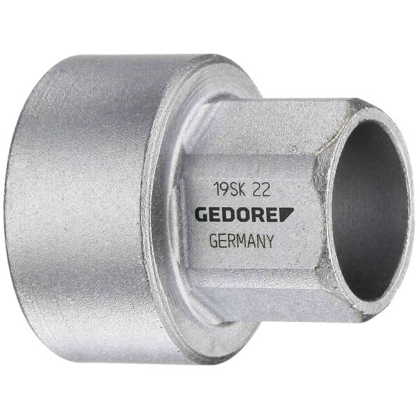 Steckschlüsseleinsatz 1/2, kurz, 22mm GEDORE 19 SK 22
