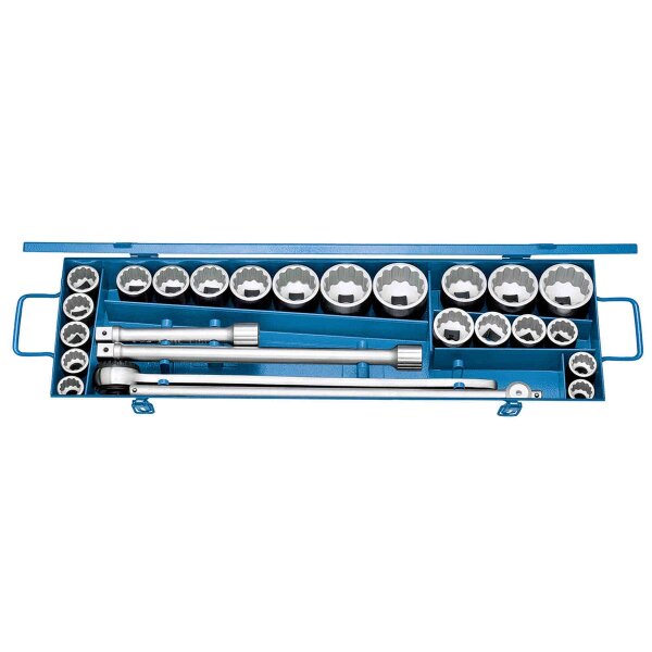 Socket wrench set 3/4 25-piece UD profile mm+inch GEDORE D 32 EMAU-2
