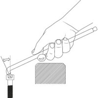 Winkelschraubendreher Innensechskant 1,5 89 mm GEDORE...