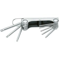 Winkelschraubendreher-Satz im Clip 8-teilig TX T9-T40...