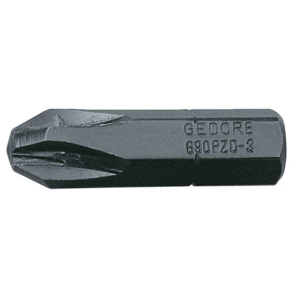 Schraubendreherbit 1/4, Vorteilspack 10-teilig, PZ 1 GEDORE 690 PZD 1 S-010
