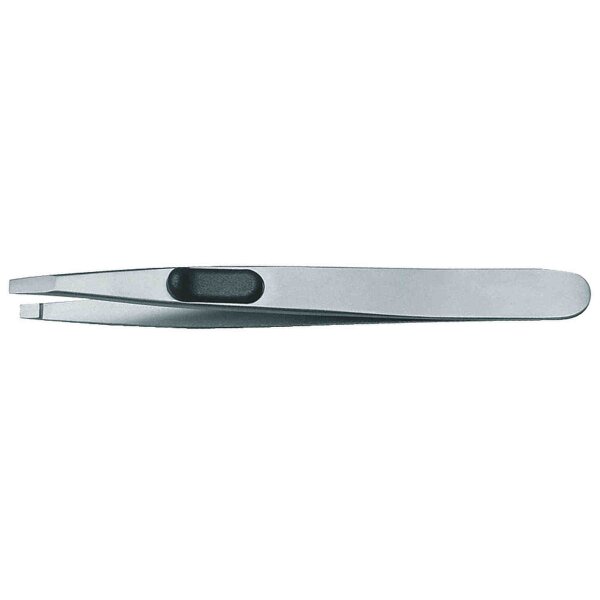 Precision tweezers, flat gripping surface, anti-glare matt finish GEDORE 722-2