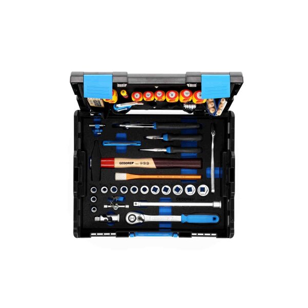 GEDORE L-BOXX 136 mit Sortiment Handwerker 58-teilig GEDORE 1100-01