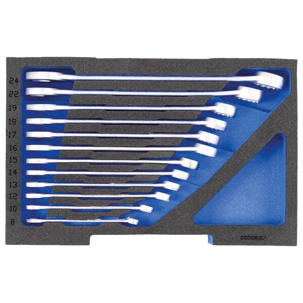 Combination wrench set, in 1/2 L-BOXX 136 module GEDORE 1100 CT1-7