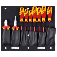 Werkzeugkarte mit VDE-Zangen/Schraubendreher-Sortiment...
