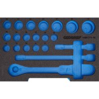 Foam Insert Assortment Box 157.5 mm GEDORE Profi Tool...