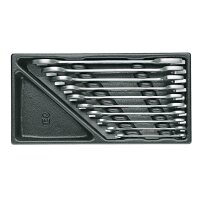 Double open-end spanner set in 1/3 ES module GEDORE 1500...