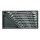 Double open-end spanner set in 1/3 ES module GEDORE 1500 ES-6