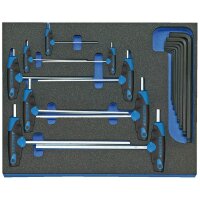 Winkelschraubendreher-Satz in Check-Tool-Modul 17-teilig...