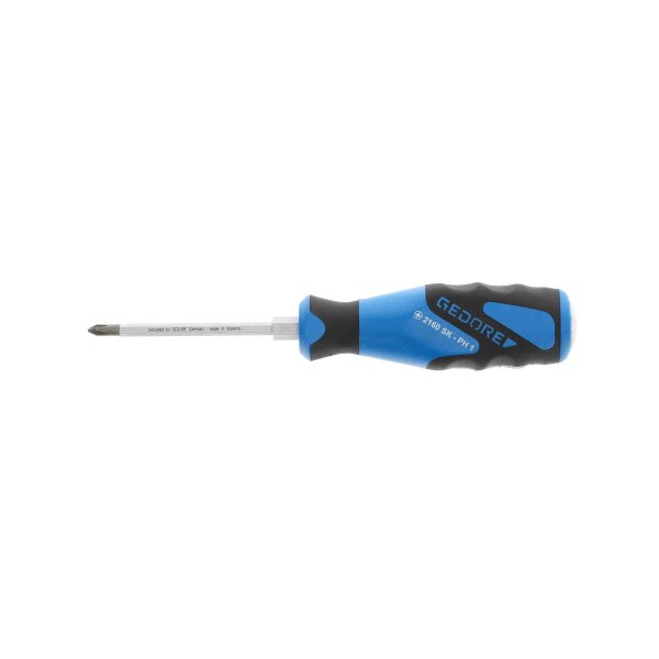 3K-Schraubendreher mit Schlagkappe Kreuzschlitz PH 1 GEDORE 2160SK PH 1