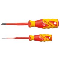 VDE screwdriver set SLIM DRIVE, 2 pieces GEDORE BLUE