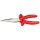 VDE flat round-nose pliers with dip insulation 160 mm GEDORE VDE 8132-160