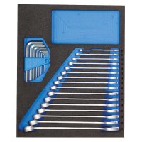 Ring-/Gabelschlüsselsatz Schaumstoff GEDORE Profi...