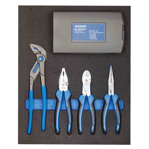 Pliers set in 2/4 check tool module GEDORE TS CT2-142
