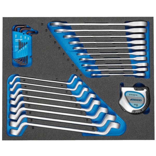 Schraubenschlüssel-Satz in 2/4 Check-Tool-Modul GEDORE TS CT2-7R-2
