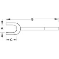 Trenn-/Montagegabel 45 mm 355 mm GEDORE Profi Werkzeug...