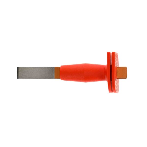 Schlitzmeißel flachoval, mit Handschutz 240x26x7mm GEDORE 104 HS